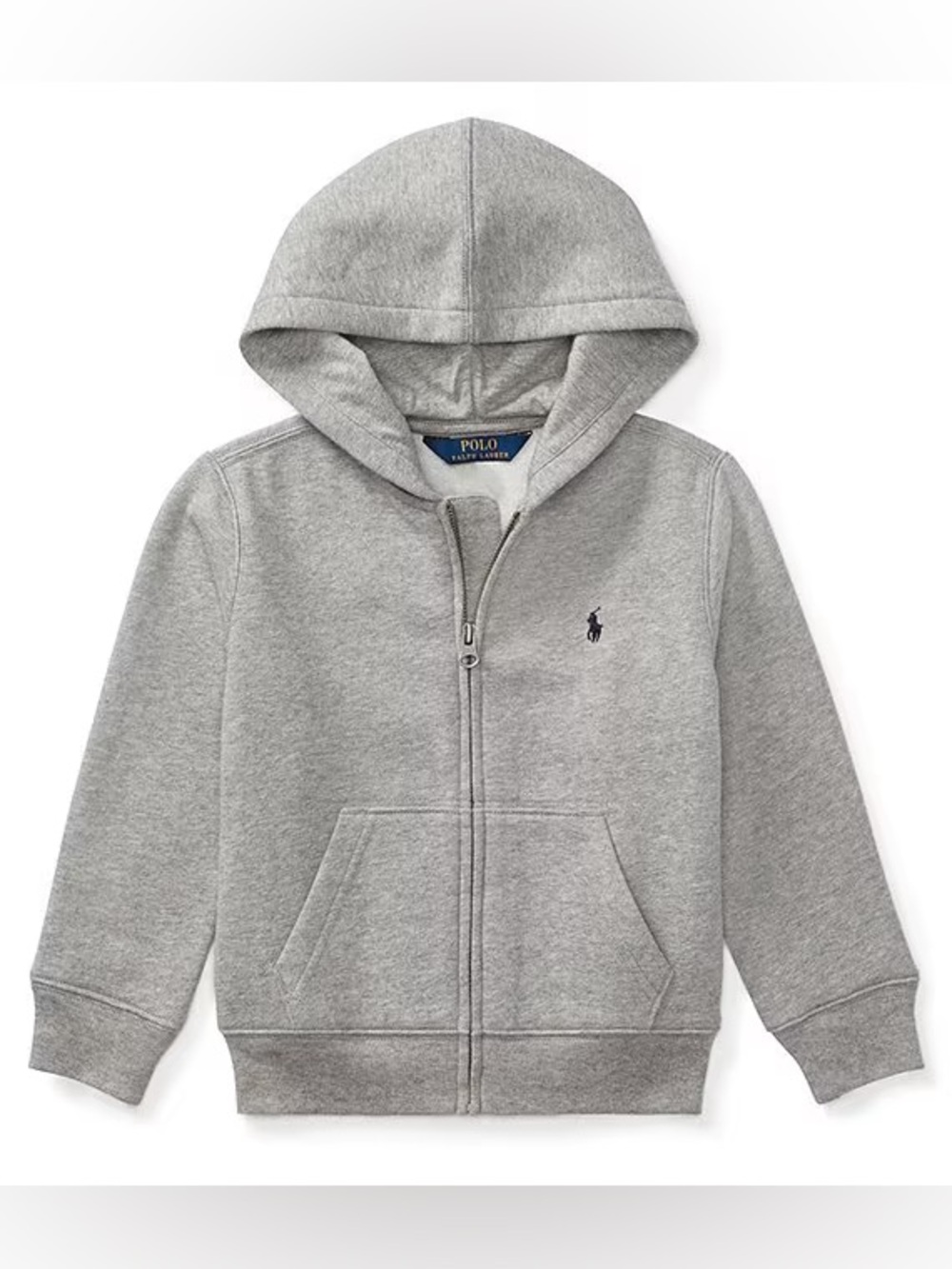 Polo by Ralph Lauren Kids Grey Full-Zip Hoodie